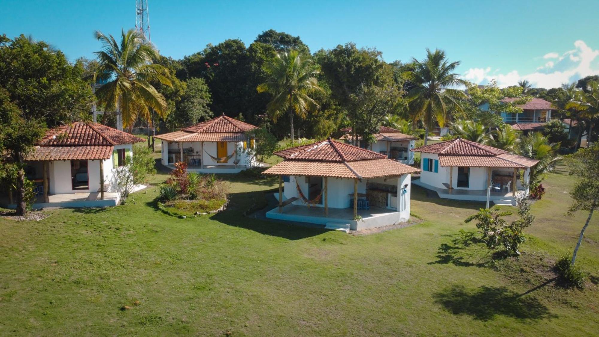 Canto Do Mar - Chales Com Vista Pro Mar - Cumuruxatiba Ngoại thất bức ảnh