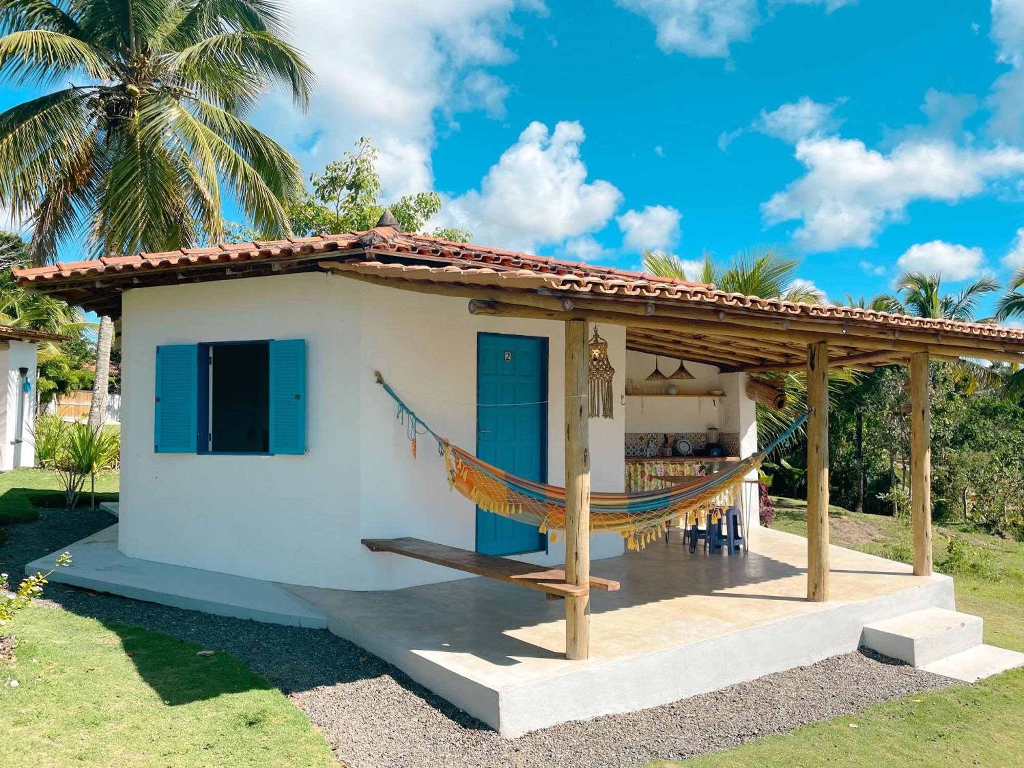 Canto Do Mar - Chales Com Vista Pro Mar - Cumuruxatiba Ngoại thất bức ảnh