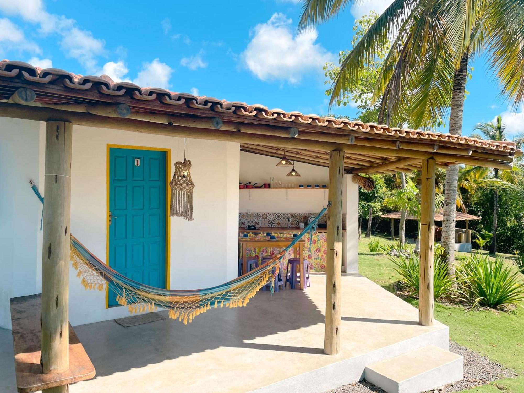 Canto Do Mar - Chales Com Vista Pro Mar - Cumuruxatiba Ngoại thất bức ảnh